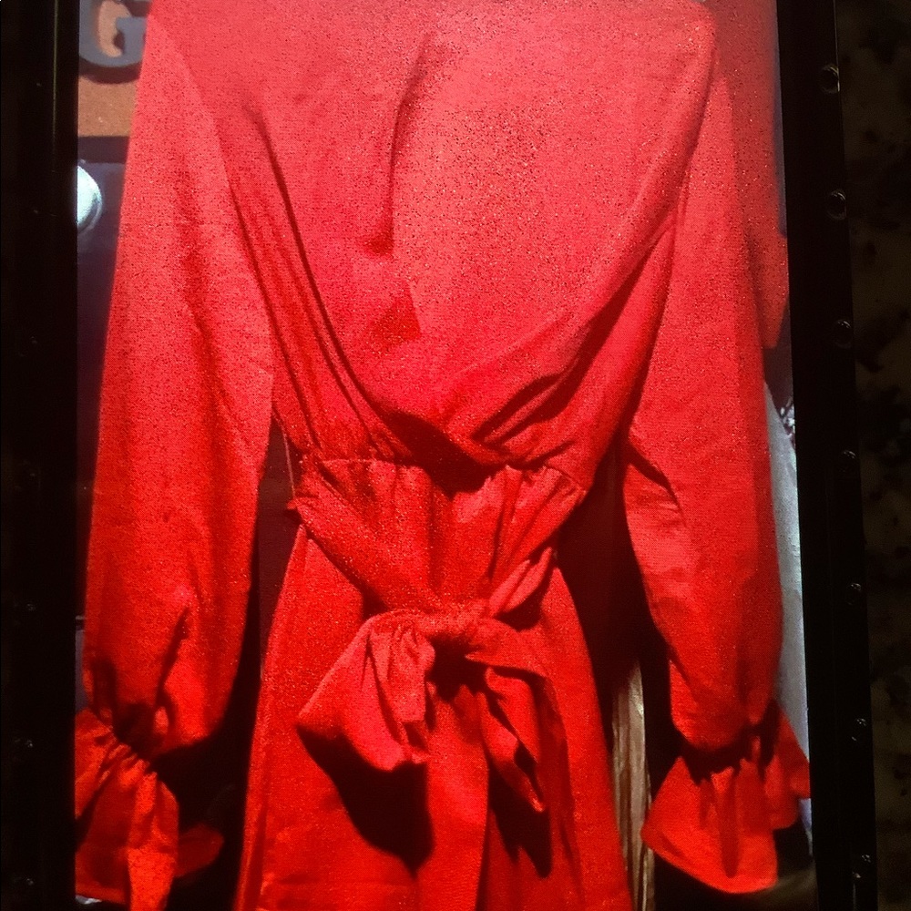 SHEIN New long Sleeve Tunic With Tie Belt